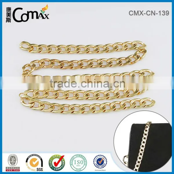 Fashion Gold Stainless Steel Metal Strap Chain For Purse photo-3