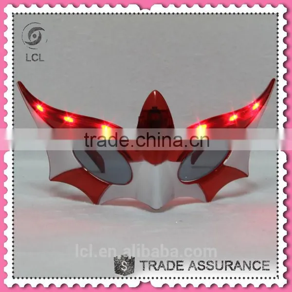 Nightclub Bar Carnival Halloween Christmas Party Supplies, Light Glasses LED Glasses 6 Lights Batman Glasses photo-2