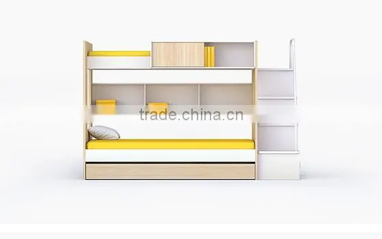 Factory Supply Modern Design Kids Bunk Bed Use Metal and Mdf photo-2