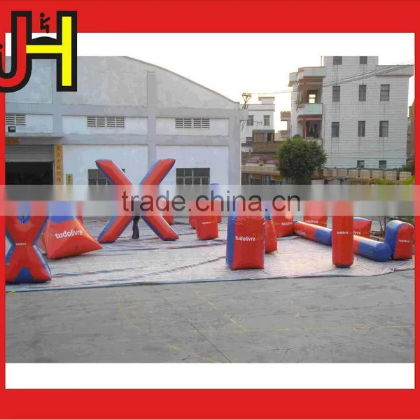 High Quality Laser Tag Game Inflatable Paintball Air Bunkers For Amusement photo-4