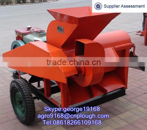 Agricultural maize sheller with diesel engine power