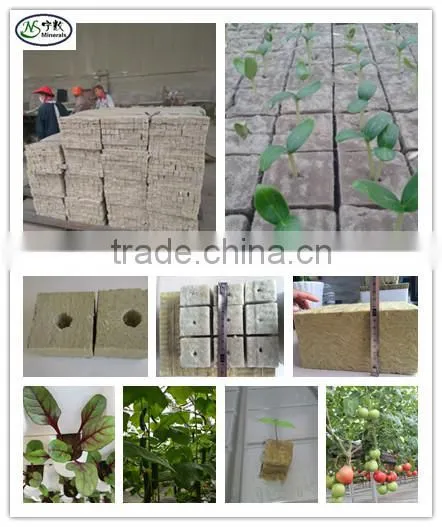 Hydroponic Grow Rockwool Mineral Wool Cubes for Plant Growing photo-6