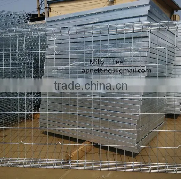 High Quality Powder Coated Double Loop Wire Mesh Metal Garden Fencing/garden Double Circle Fence photo-4
