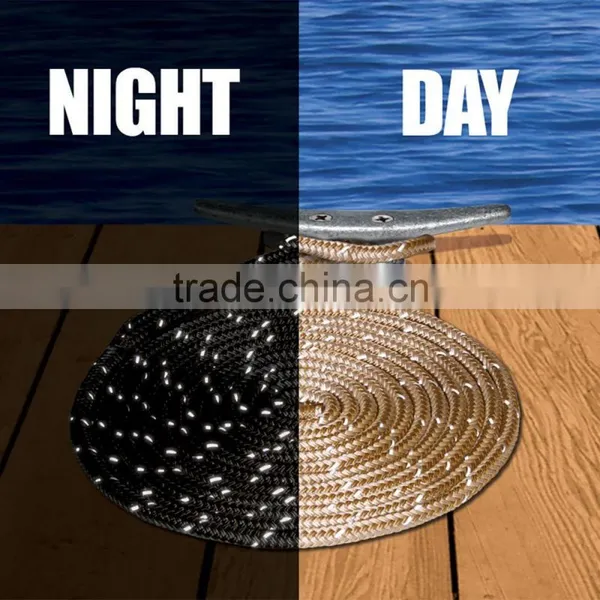 Dockmate Reflective Double Braid Nylon Dock Line XINSAILFISH photo-3