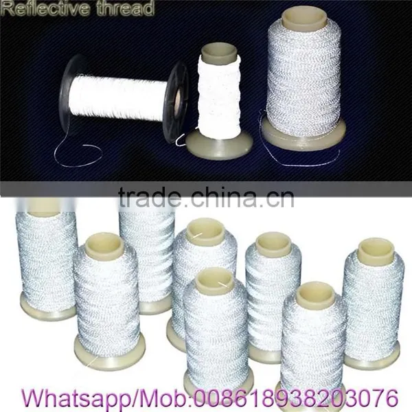 High Quality Polyester Exquisite Reflective Embroidery 3mm Yarn Thread photo-2