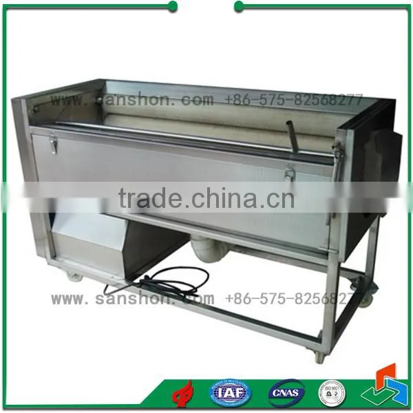 Sanshon MXJ-10G Fruit and Vegetable Brush Automatic Washing Machine Cassava Peeling Machine photo-5