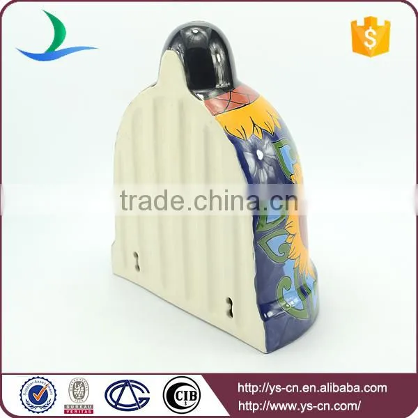 YSfp0006-02 Sunflower Ceramic Hanging Pot for Garden photo-3