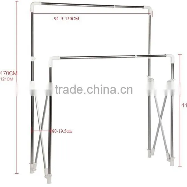 Double Pole Telescopic Collapses Drying Rack and Heavy Cloth Rack photo-6