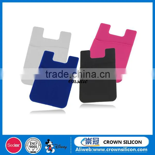 Custom 3m Adhesive Stickers Silicone Mobile Card Holders photo-2