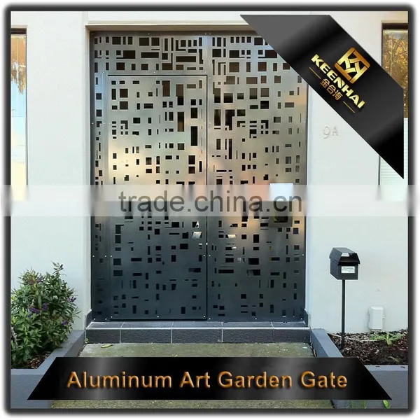 Decorative Carving Panel Aluminum Perforated Laser Cut Door Design photo-6