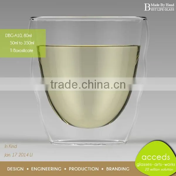 Made-By-Hand Glass Double Wall Thermos Cup photo-5