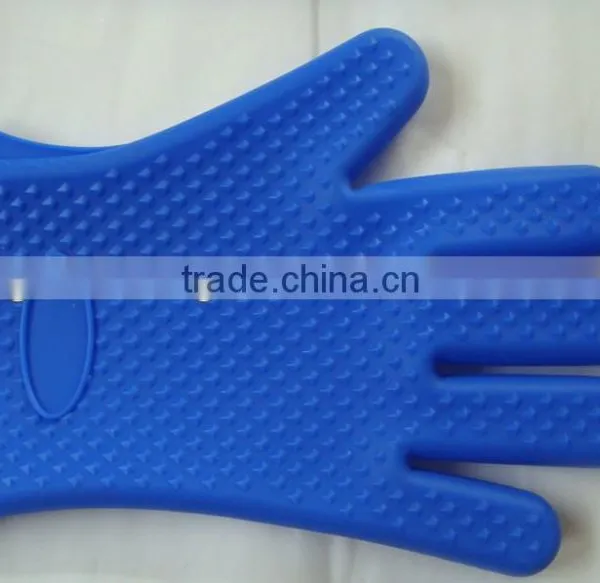 Hot Baking Microwave Oven Cooking Mitts Kitchen Heat Resistant Silicone Glove photo-4