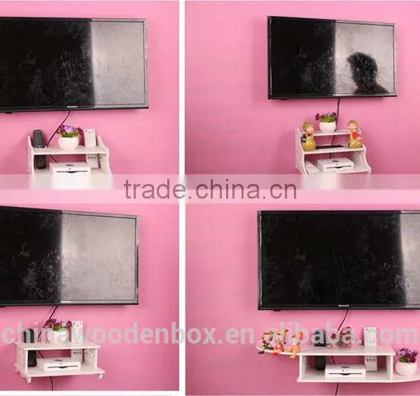 2015 Custom Mini High-grade Wooden Wall Shelf Lovely photo-3