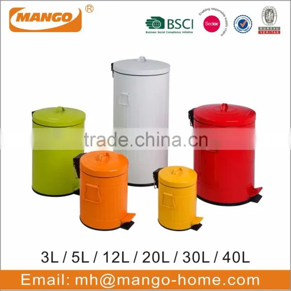 Oval Stainless Steel Garbage Can photo-5