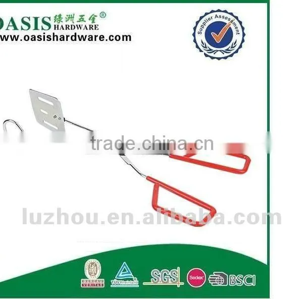 Good Quality Food Tong Iron With Chrome Plate Plastic Coating Handle photo-4