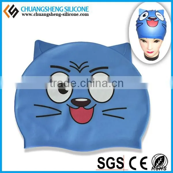Silicone Swimming Cap, Waterproof Swim Hat photo-6
