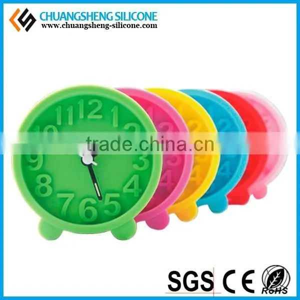 Round Silicone Clock ,time Clock, Table Clock photo-4