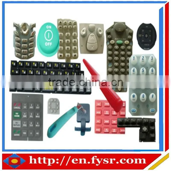 OEM Remote Rubber Pad Silicon Rubber Switch Button Silicon Conductive Rubber Pads photo-3