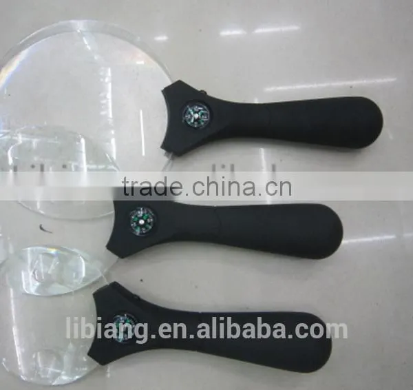 Cheap High Quality Magnifying Glass With Compass and Light photo-3