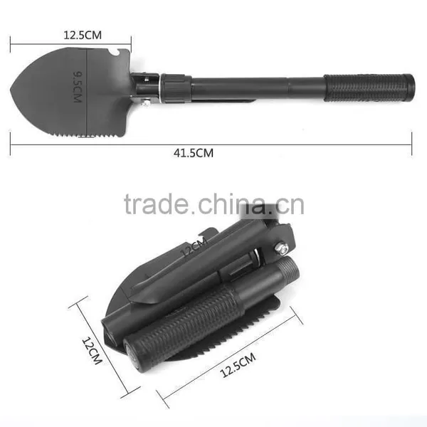 Folding Multifunction Shovel Outdoor Camping Shovel Mini Survival Trowel Tools With Snow Spade Pick Saw Compass Garden Tools photo-4