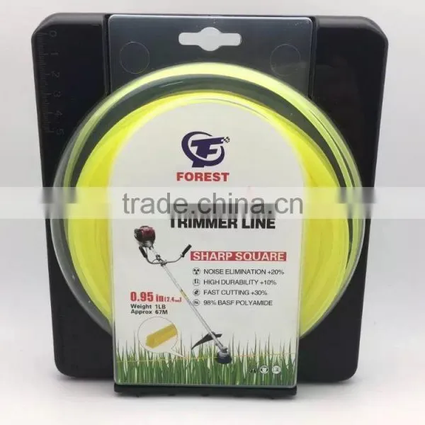 100% Polyamide Brush Cutter Trimmer Line for Grass Trimmer Head
