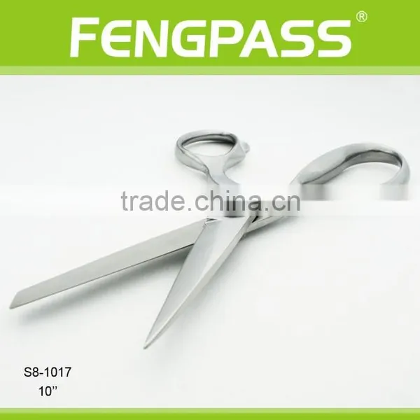 S8-1017 25cm 2Cr13 Stainless Steel Blade With Zinc Alloy Handle Scissors For Cutting Scissors photo-4