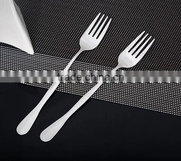 Exquisite Stainless Steel Dessert Fork Kitchen Snacks Cake Fruit Salad Tool photo-4