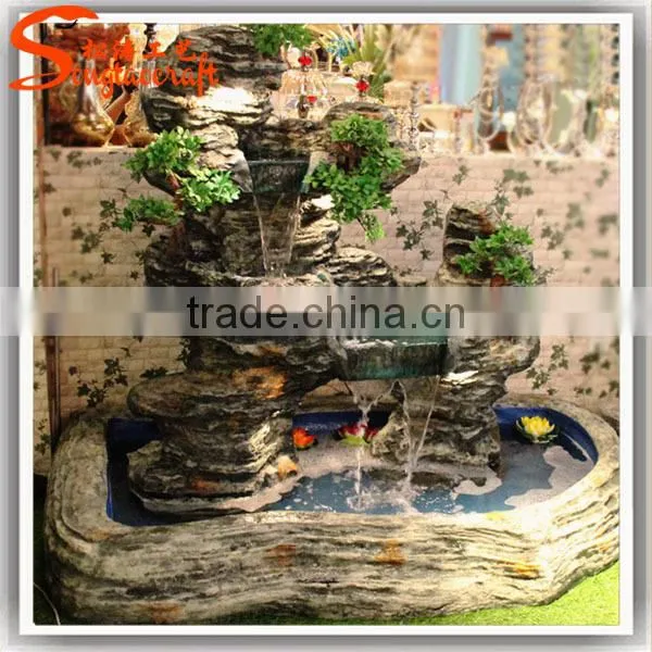 Hot Sale Artificial Fountain Indoor Artificial Waterfall Fountain Customized Artificial Fountain for Sale photo-6