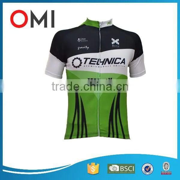 OEM /ODM High Quality Custom Cycling Apparel Comfortable Breathable Bicycle Jersey Sublimated Short Sleeve Cycling Jersey