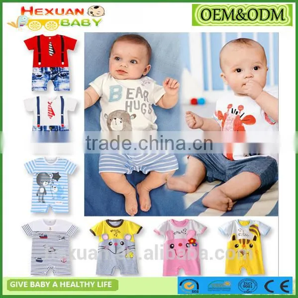 100% Cotton Short Baby Romper Wholesale