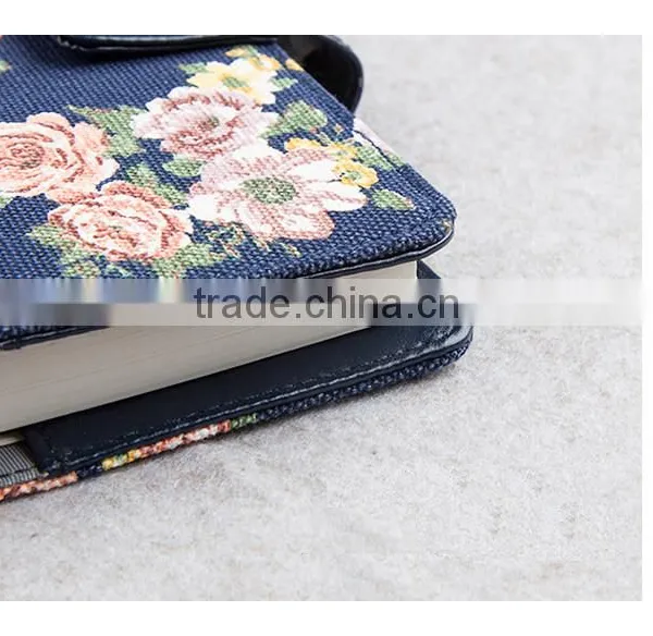 A6 Canvas Colors Cover Daily / Monthlyr /workly Loose Leaf Agenda Planner With Clasp photo-6
