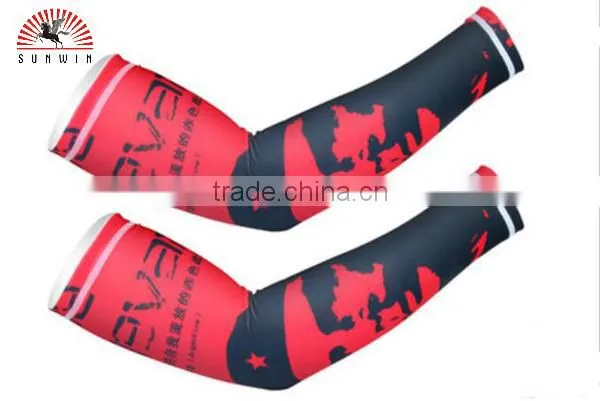 Best Selling Custom Sublimation Cool Soccer/basketball Sport Arm Protection Warmers Arm Sleeve photo-5