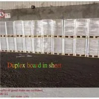 Duplex Paper Board Grey and White Back