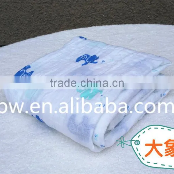 Hot Sale Muslin Swaddle Blanket Wholesale Muslin Fabric Baby Swaddle Wrap photo-3