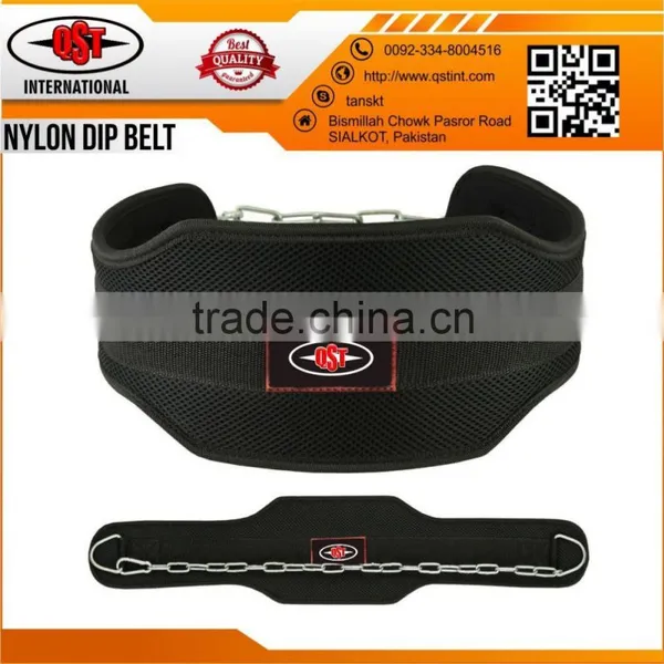Mens Gym Weight Lifting Belt Waist Back Support Strap Power Dip Training Fitness photo-4