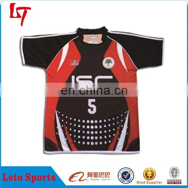 Team Set Custom Rugby Jersey, Short / Long Sleeves Sublimated Rugby Wear With Embroidery photo-3