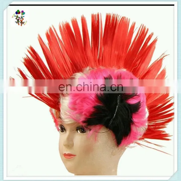 Party Mixed Colors Synthetic Punk Spike Mohawk Wigs HPC-0043 photo-2