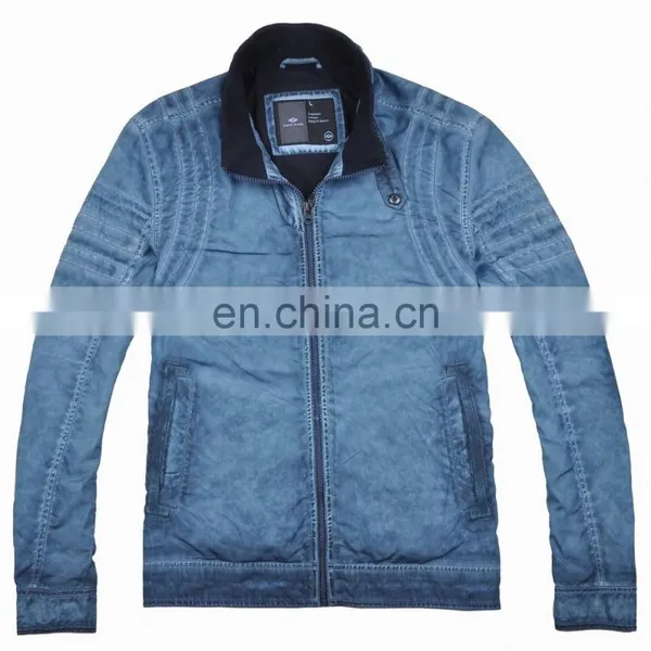 2015 last fashion mens spring fit handsome leather motrobike jacket