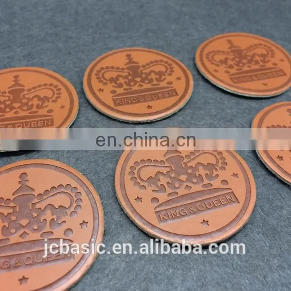Custom Made Embossed Faux Leather Patches for Hat photo-4