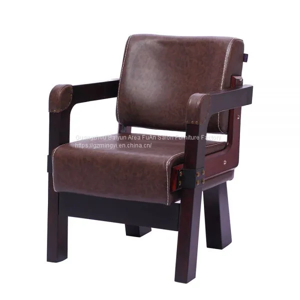 Factory Sale Salon Wooden Waiting Chair MY-008-19
