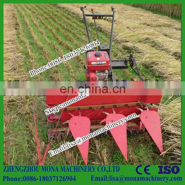 Small Harvester/wheat And Rice Reaper Machine/paddy Harvester Factory photo-3