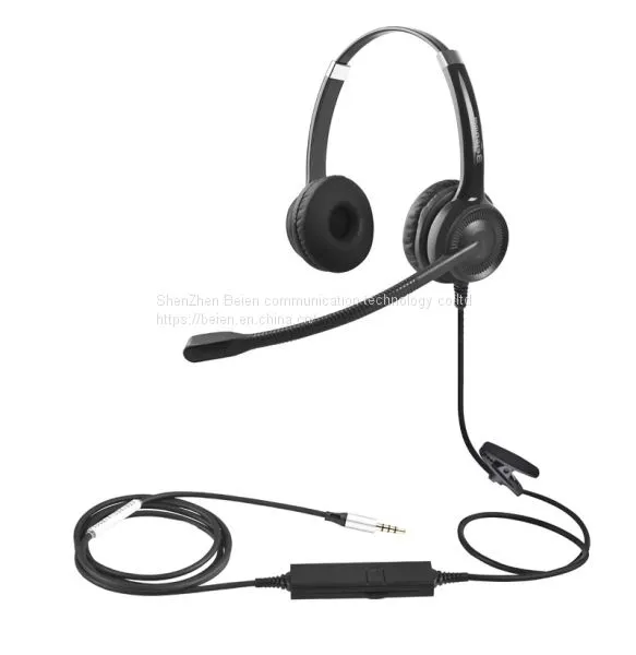 China Beien CS12 MP Telephone Call Center Headset Noise-cancelling Headset Customer Service photo-2