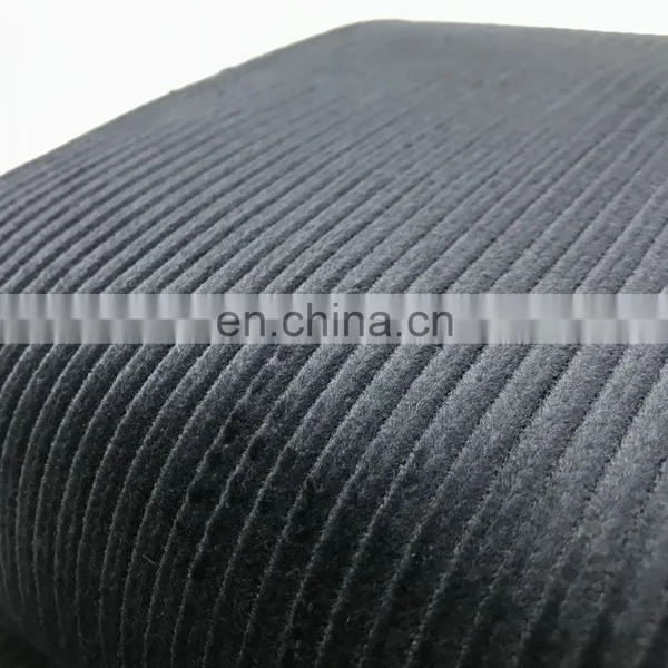 Wholesale Woven Plain Style 11 Wale None Elasticity Corduroy 100% Polyester Fabric for Pants, Dresses, Coats photo-5