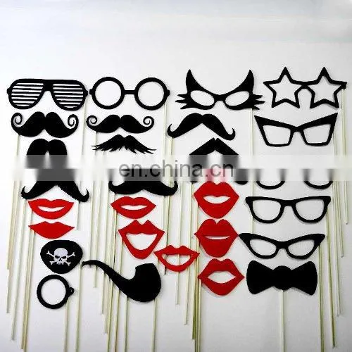 Customized Polyester Felt Photo Booth Props With Lots of Shapes photo-7