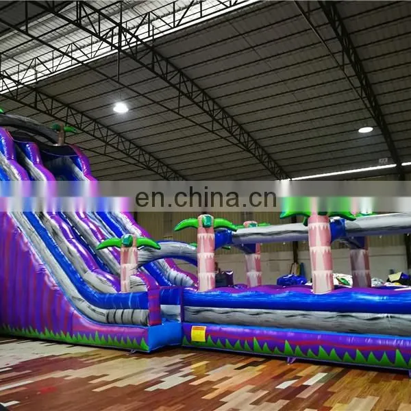 Outdoor Playground Inflatable Slide And Pool For Children Amusement Park photo-3