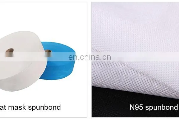 Disposable Face Mask Raw Materials 20gsm Mb Filter Bfe95 Meltblown Nonwoven Fabric photo-6