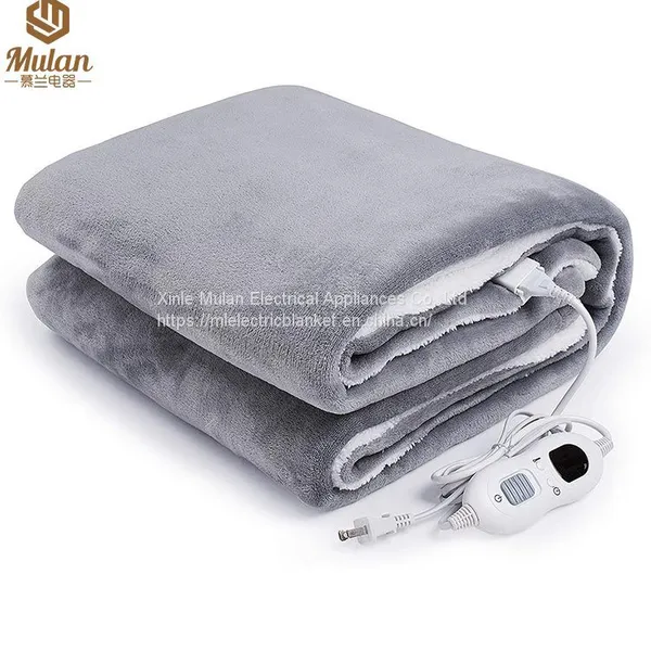 New Controller Electric Blanket, Heated Throw Flannel Over Blanket