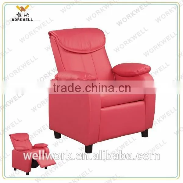 WorkWell Modern Kids Leather Reclining Sofa Cs-02 photo-6
