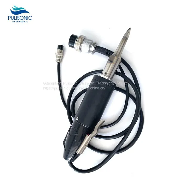 35K/500W Ultrasonic Cutter Handheld Cutting Knife For Cutting Plastic HDPE Material photo-4