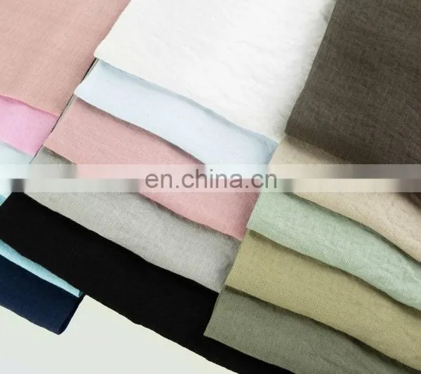 2022 Woven Creep Crinkle Nylon Yarn Dyed Cotton Rayon Fabric for Blouse photo-2